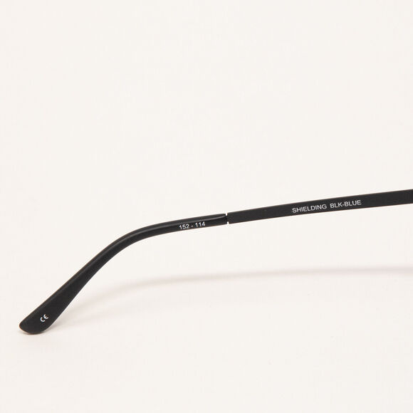 Rick Owens Shielding Black/Blue Sunglasses - Picture 8 of 9